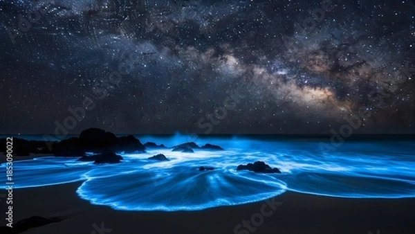 Obraz moon and stars