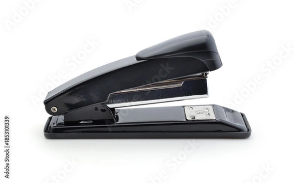 Obraz Stationery stapler isolated on white.