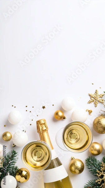 Obraz Sektgläser Silvester 