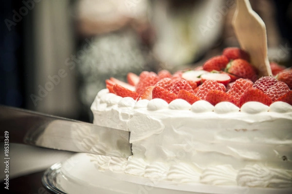 Fototapeta ケーキ入刀