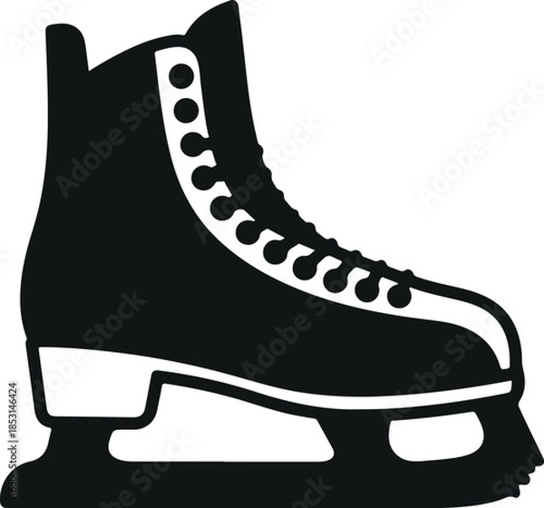 Obraz Single ice skate