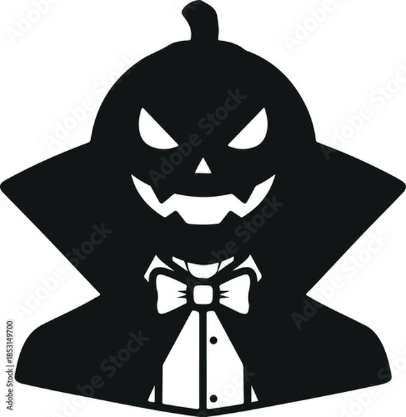 Obraz Elegant pumpkin character vector