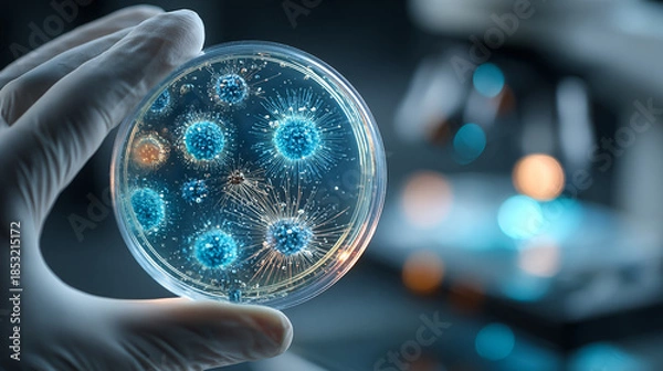 Fototapeta Petri Dish Study