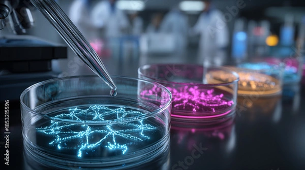 Fototapeta Futuristic Lab Experiment
