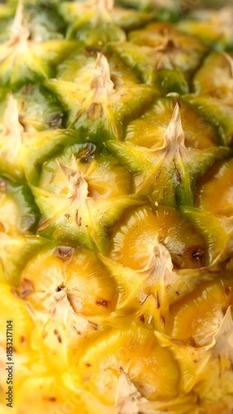 Fototapeta Close-up pineapple skin texture