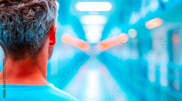 Fototapeta Clean studio shot of a prison reform advocate improving conditions correctional