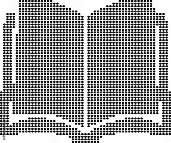 Obraz Simple Open Book Design