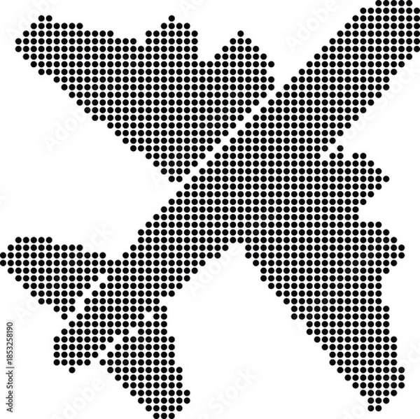 Obraz Simple Plane Icon Design