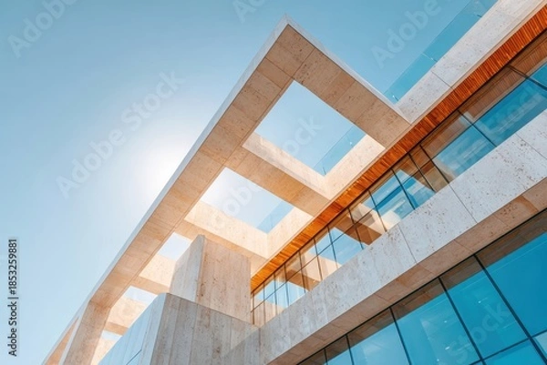 Obraz Modern Geometric Architectural Building