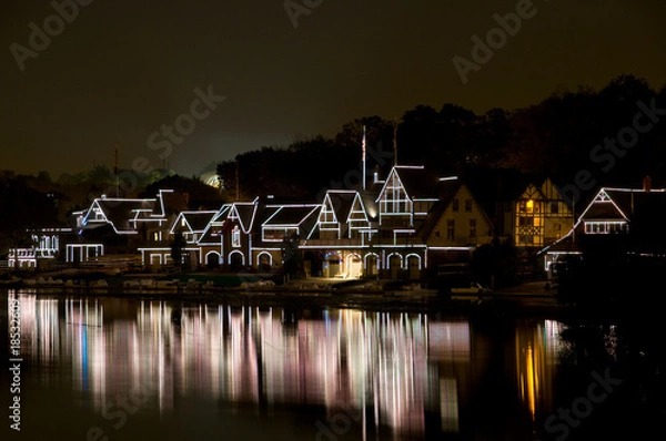 Obraz BoatHouse Row Philadelphia