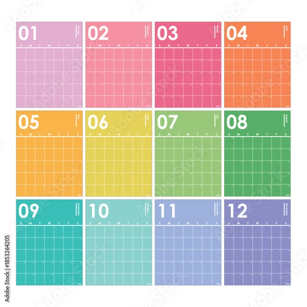 Fototapeta CALENDAR 2026