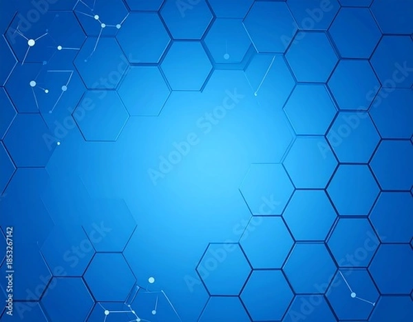 Obraz Abstract hex grid background