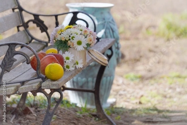 Obraz basket with flowers
