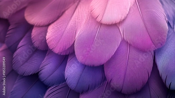 Obraz violet gradient with minimalistic feathered edges