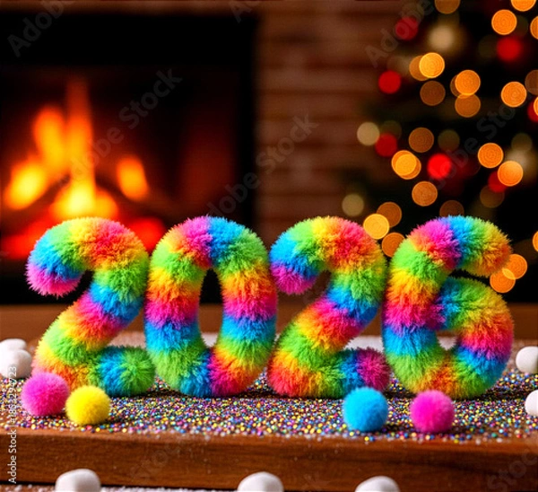 Obraz christmas tree decorations