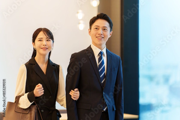 Obraz カップル　夫婦　デート　エスコート