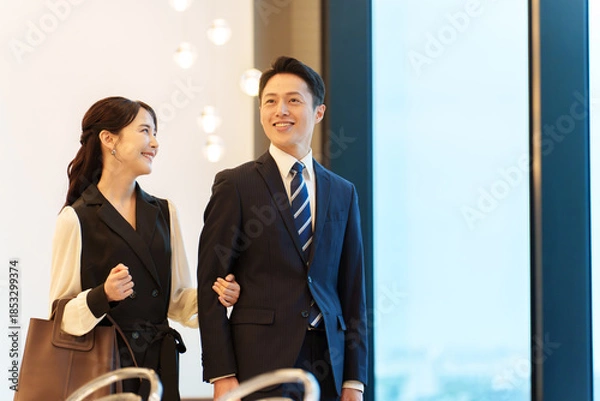 Obraz カップル　夫婦　デート　エスコート