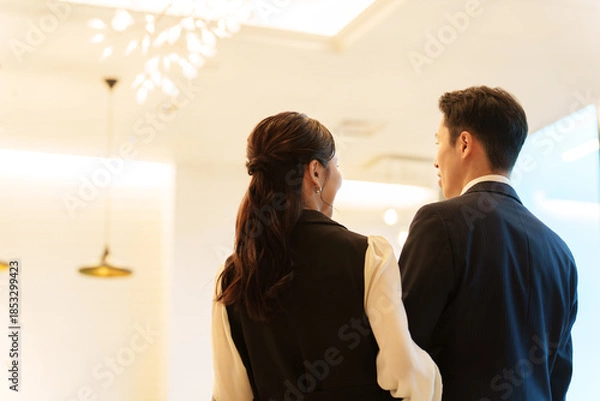 Obraz カップル　夫婦　デート　エスコート