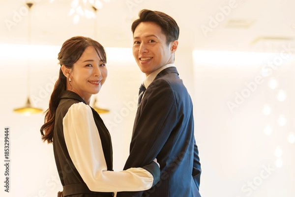 Obraz カップル　夫婦　デート　エスコート