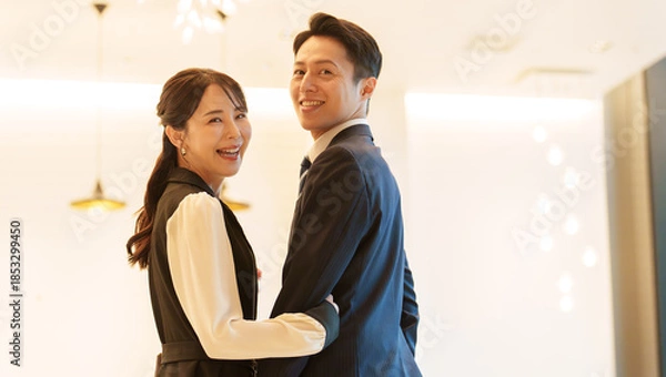 Obraz カップル　夫婦　デート　エスコート