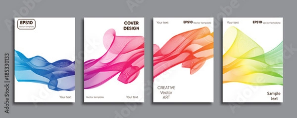 Obraz Creative colored cover. Cover design.