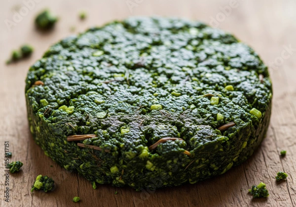 Obraz Raw algae burger patty