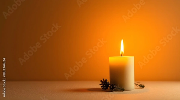 Obraz Soft Candle Glow Side