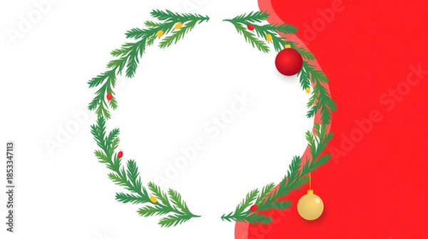 Obraz Wreath Frame Outline