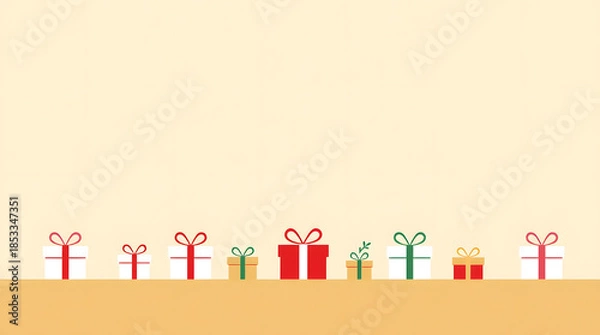 Obraz Gift Box Bottom Strip