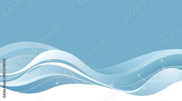 Obraz Abstract Winter Waves