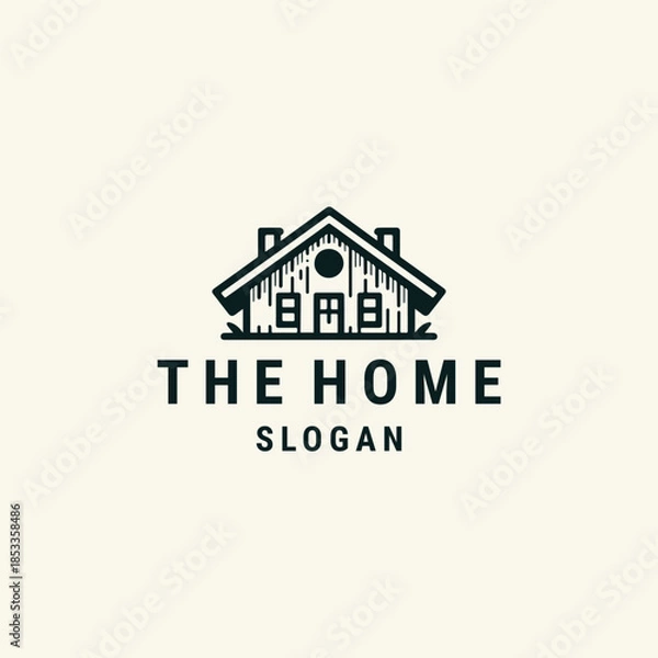 Obraz Home logo design template vector illustration