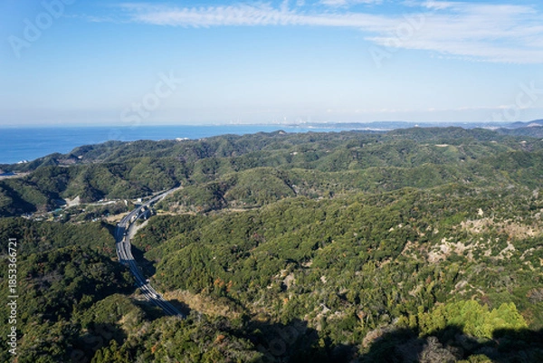 Obraz 千葉県房総半島の鋸山