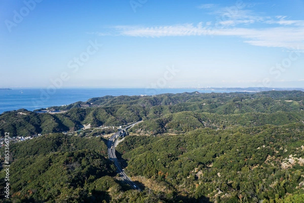 Obraz 千葉県房総半島の鋸山