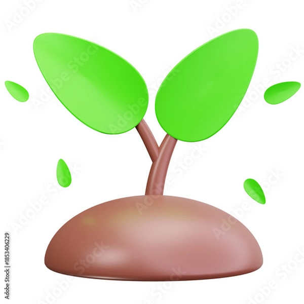 Obraz Growing Plant Seedling Soil