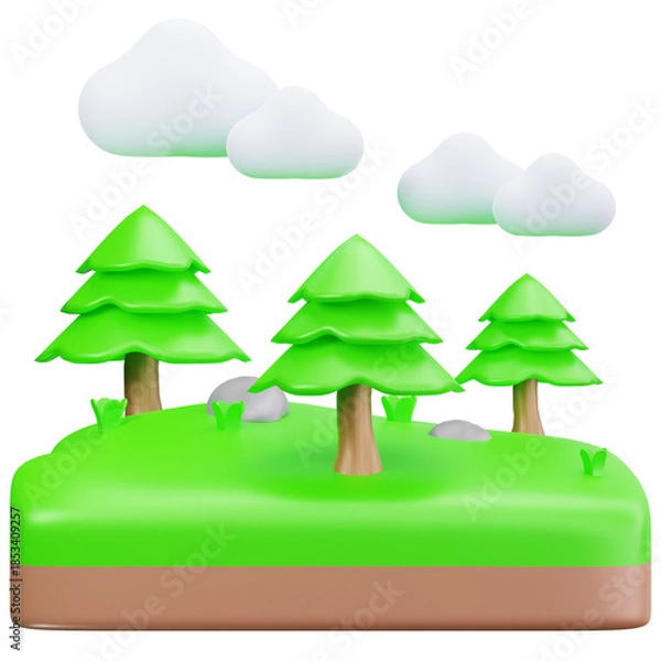 Obraz Forest Landscape Nature Scene