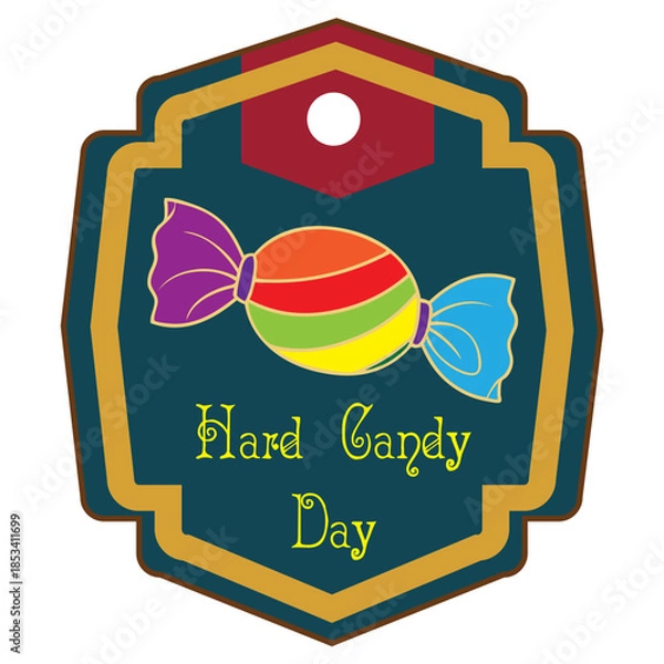 Obraz Hard Candy Day label