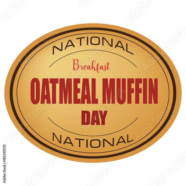 Obraz Oatmeal Muffin Day