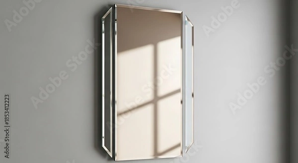 Obraz open door with blank sign