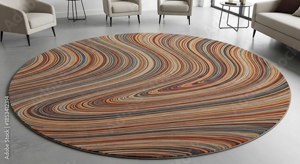 Obraz round stone staircase