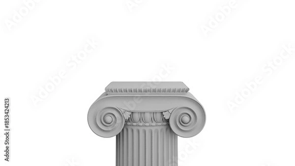 Fototapeta Classical Ionic Column Capital