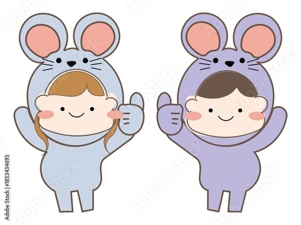 Obraz 着ぐるみ　ネズミ