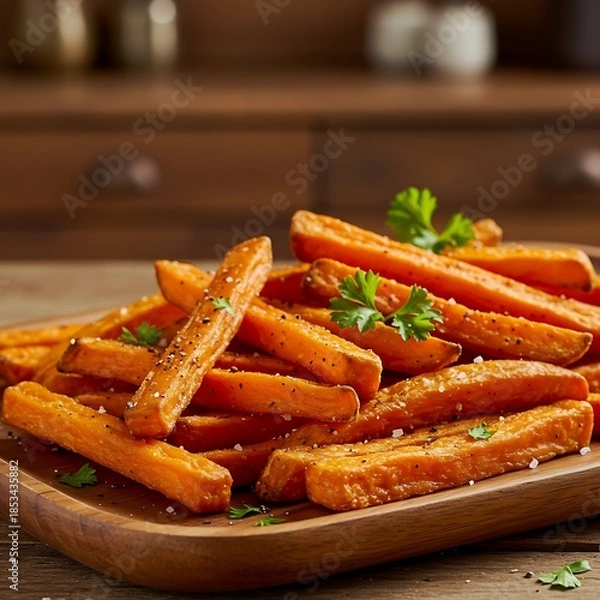 Fototapeta 蜜が滴るさつまいもフライ