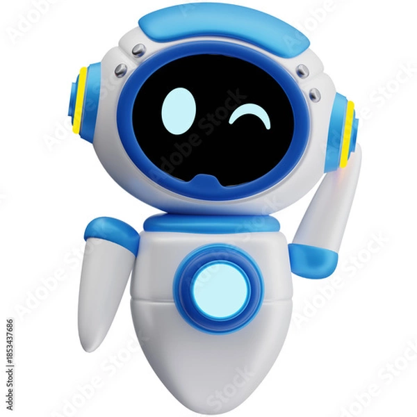 Obraz 3D Awkward Robot