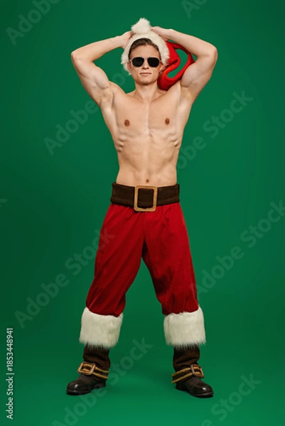 Obraz Strong Santa Style