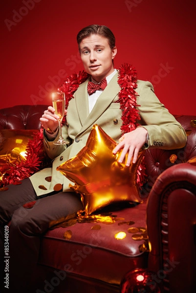 Obraz Champagne Star Night