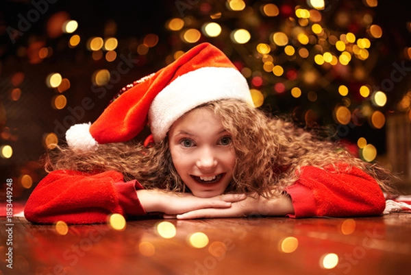 Obraz Laughing Xmas child