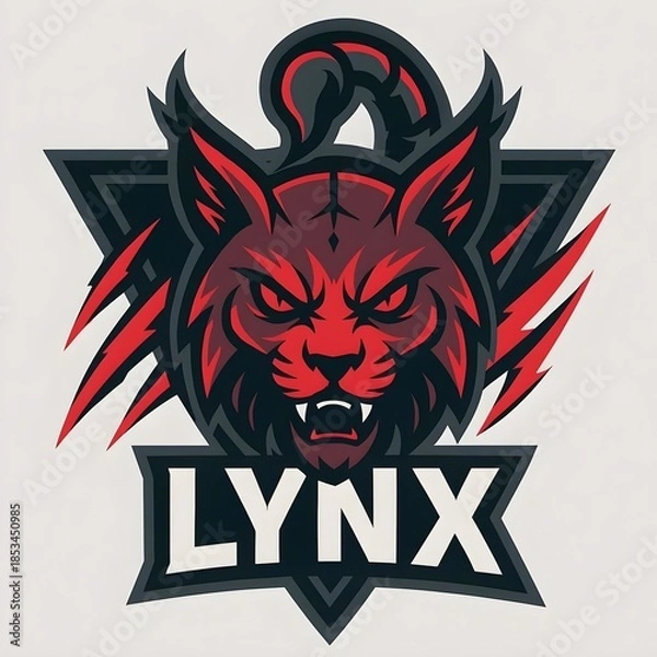 Obraz Stinger Lynx Esports Mascot Logo Vector