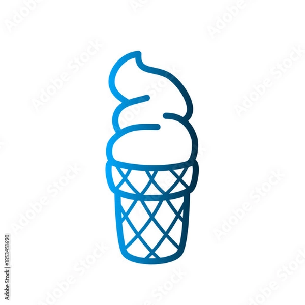 Obraz Ice Cream icon template
