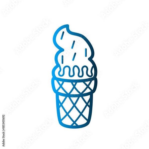 Obraz Ice Cream icon template