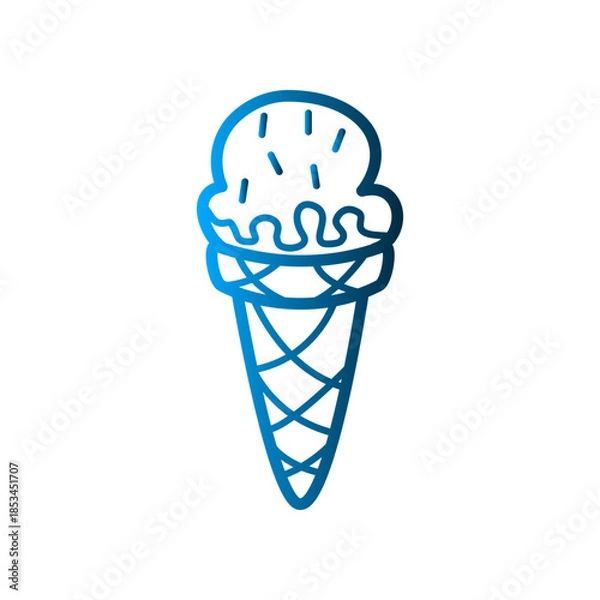 Obraz Ice Cream icon template